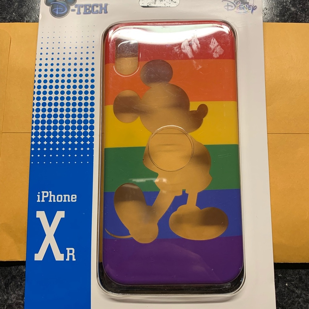 Disney Mickey Mouse Rainbow IPhone XR case.